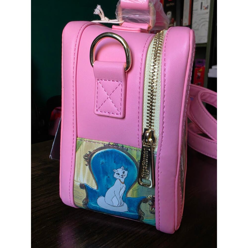 NWT Loungefly Disney The Aristocats Lunchbox Crossbody Bag - Picture 6 of 7